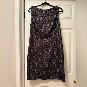 American Living Black Lace and Sequin Dress